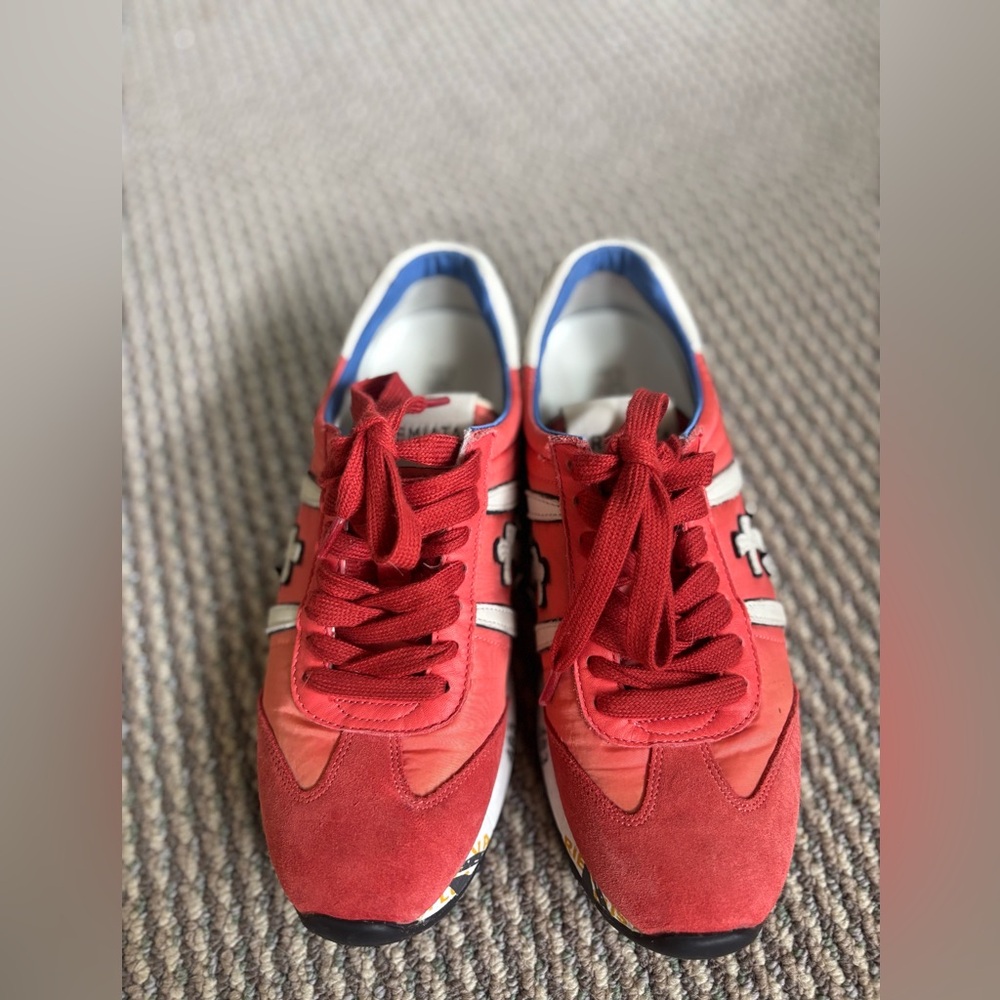 Premiata Red and White Women’s Sneakers - Picture 4 of 8